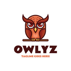 Owlyz Simple Mascot Logo
