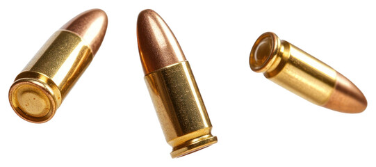 PNG Bullets ammunition floating cartridges.