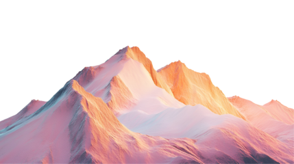 mountain landscape at sunset