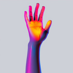 Obraz premium hand of the person