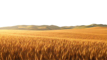 golden wheat field in summer