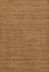 Detailed depiction of the coarse and textured burlap material background