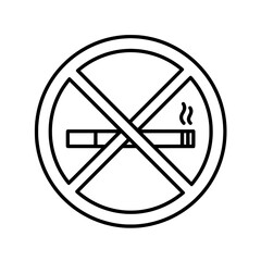No Smoking Sign: A simple yet striking black and white image, a bold prohibition against smoking, communicates a universal message. A powerful visual representation for the cessation of tobacco use.