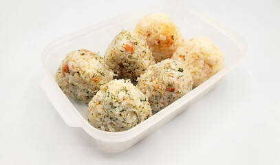 おむすびのお弁当・Rice ball lunch box・기저귀의 도시락