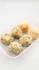 おむすびのお弁当・Rice ball lunch box・기저귀의 도시락