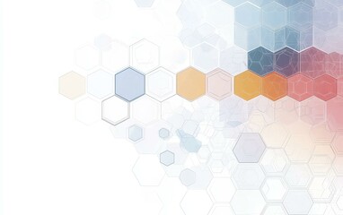 Abstract Hexagon Pattern Background Design