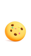 Obraz premium Delicious Sugar Cookie Celebration: Colorful, Chewy Pastries with Sprinkles