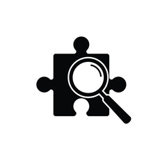 3d man holding a magnifying glass