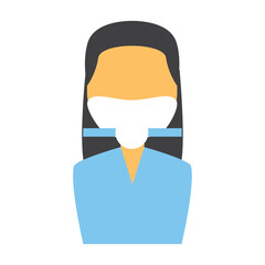 Doctor icon vector image with a white background