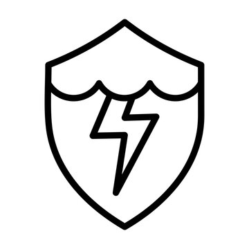 Lightning Protection Icon