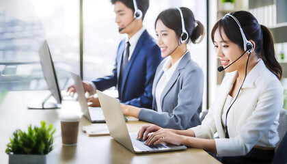 コールセンタービジネスのオペレーター2