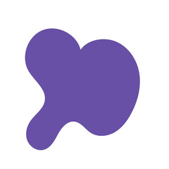 Green purple abstract shapes decoration 