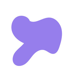 Green purple abstract shapes decoration 