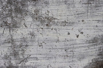 Texture of old concrete wall. Rough, stained concrete surface. Perfect for background and design. Close-up. High resolution.