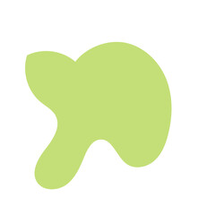 Green purple abstract shapes decoration 