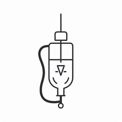 IV drip vector infographics