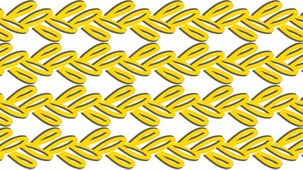 Symmetrical Abstract Pattern with Radiant Yellow Hues