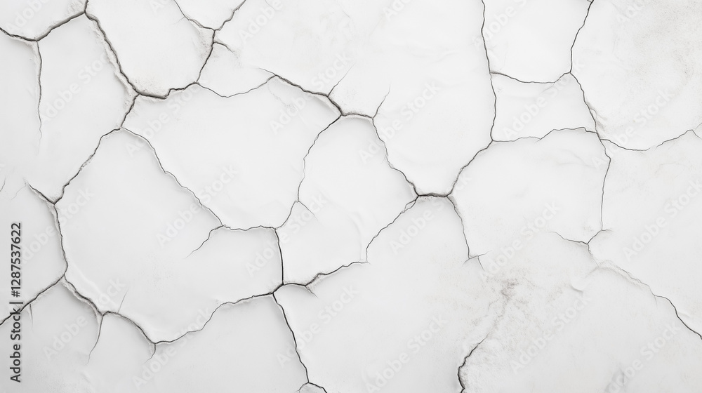 Poster cracked surface texture: close-up of a textured surface with intricate cracks, a pattern of fissures