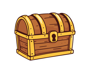 Cartoon treasure illustration