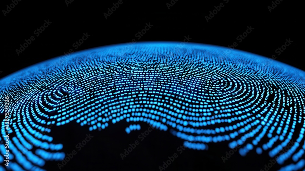 Poster global data visualization event digital world infographic display virtual environment aerial view te