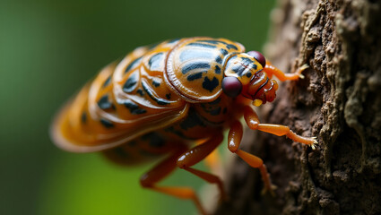 Title: Flux Dev Cicadas - Part of the Cicadoidea Superfamily
