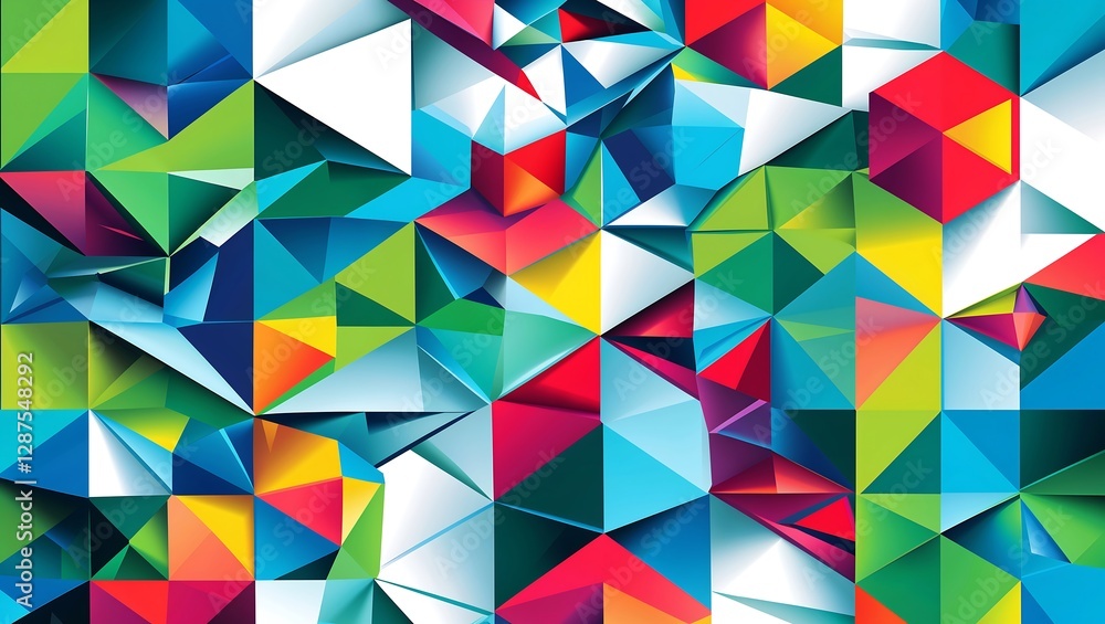 Poster abstract geometric background,abstract background with triangles