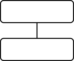Obraz premium Organizational chart organigram