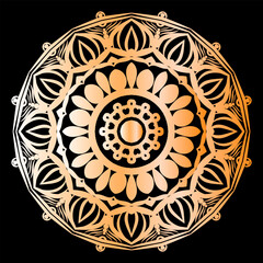 Unique Luxury mandala round ornament