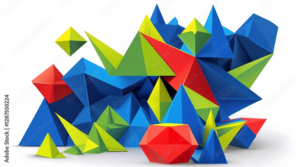 Poster abstract geometric background,abstract background with triangles