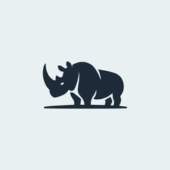 Minimalist Rhino Logo