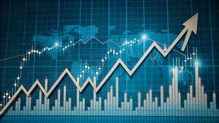 stock market graph photo
