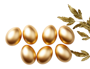 PNG Easter golden background concept white.
