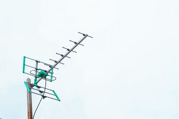 TV antenna on top of house