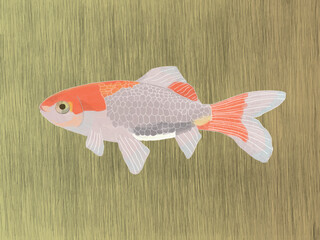 和金白赤金色バック