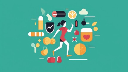 Inspirational Fitness Quote Graphic