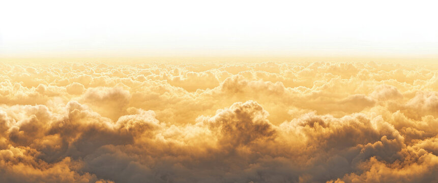 PNG Golden sunrise sky clouds view atmospheric.