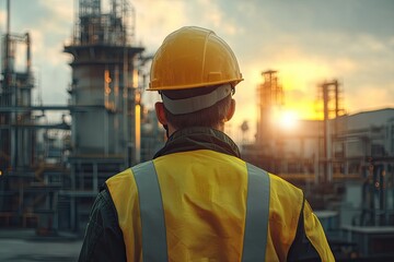 Clear Pixel Picture of Engineer Yellow Helmet Working Outdoor