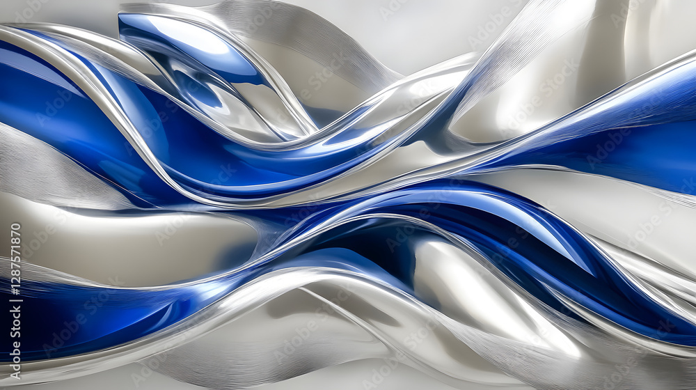 Aufkleber abstract background featuring blue and white colors with a modern design pattern and texture for cre
