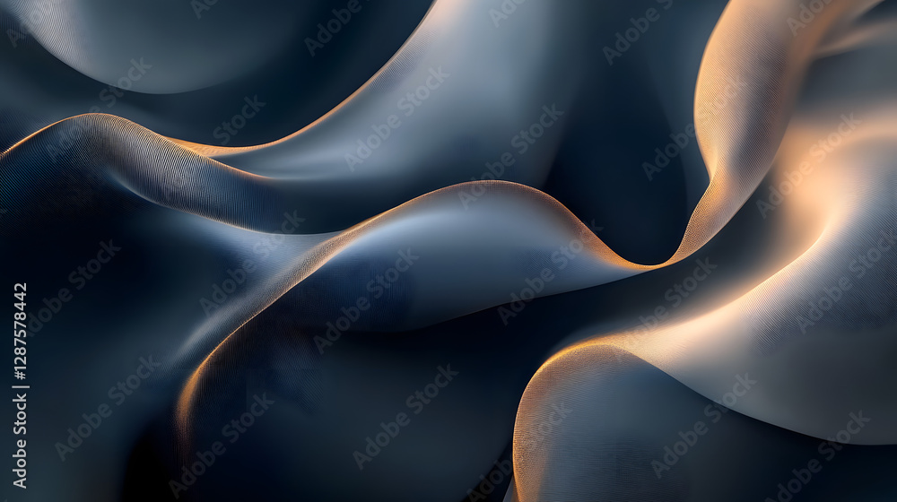 Aufkleber close up of a black and gold textured background with abstract patterns and details