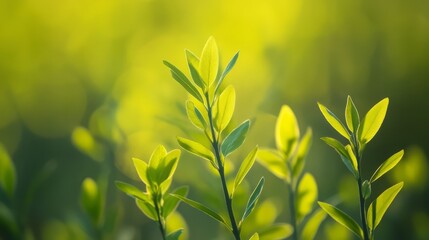 Fototapeta premium ESG concept visualized with green tones, symbolizing sustainability and responsible growth. 