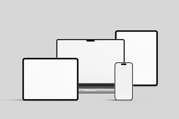 Multi device responsive blank mockup