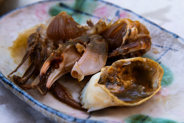 crab marinated with soy sauce
