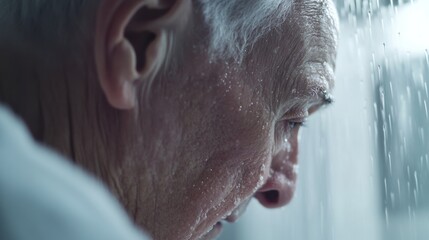 Dementia symptoms causing difficulty in maintaining personal interests. Featuring emotional detachment and cognitive decline