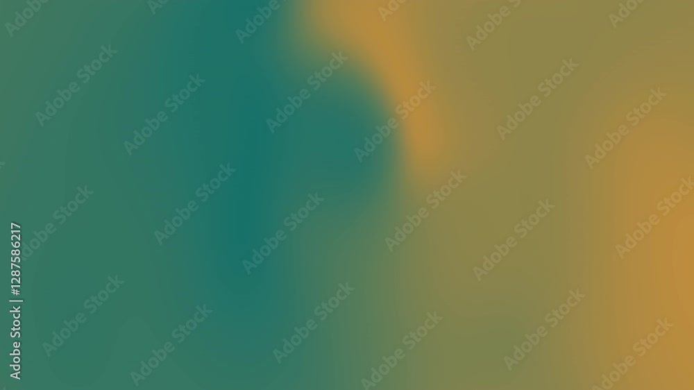 Poster abstract blurred background with soft gradient hues in green and yellow tones creating a soothing an