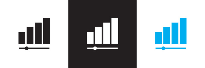 Broadcast  icon .  icons related to broadcast, media, production, journalism etc. Isolated on white and black background. Vector illustration. EPS 10