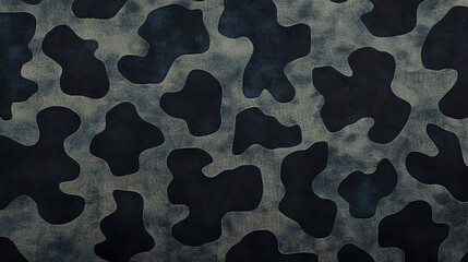 Naklejka premium Abstract Black And White Texture Pattern With Organic Shapes And Detailed Surface