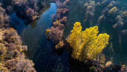 Obraz premium Lake Mirnoye, Almaty region in Kazakhstan.