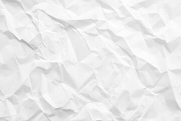 Obraz premium PNG Plain white paper texture background crumpled design abstract.