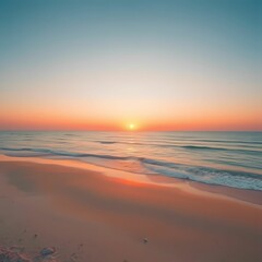 Fototapeta premium sunset over the sea