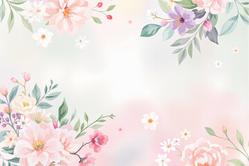 Fototapeta premium Floral Background